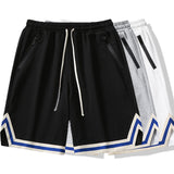 Men White Shorts Men's Shorts Summer Loose Sports