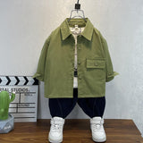 Toddler Boys Jackets Boys' Shirt Spring and Autumn