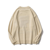 Men Sweater Cartoon Jacquard Sweater Men Autumn Trendy Loose Pullover