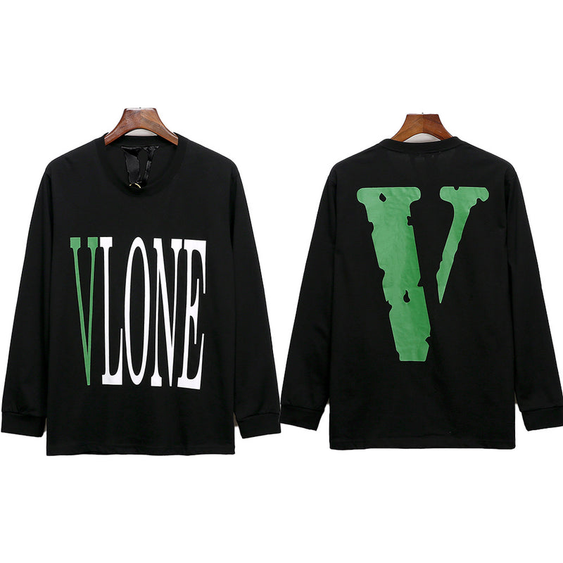 Vlone Sweatshirt Round Neck Long T Casual Able Long Sleeve