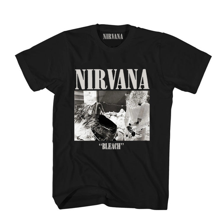 Nirvana T Shirt Same Style Nirvana Band Rock T-Shirt Kurt Cobain
