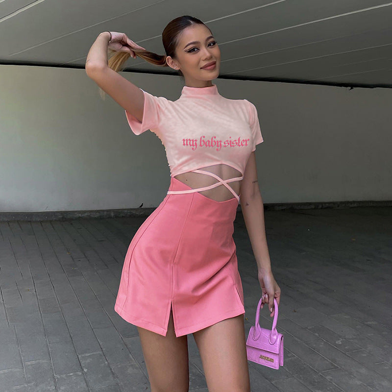 Music Festivals Rave Outfits Dress Summer Women's Stitching Sexy Printed Dress