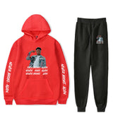 Never Broke Again Hoodie Hoodie Ankle Banded Pants Casual Suit