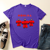 Squid Game Costume Short Sleeve plus Size T-shirt Top for Men and Women