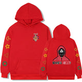 Squid Game Costume Hoodie Casual Sports Sweater for Men