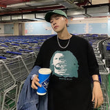 Men T-shirt Half-Sleeved Loose Printing