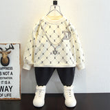 Toddler Boys Sweater Boy's Hoody Spring and Autumn Casual round Neck