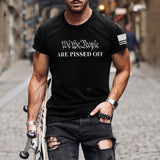 Man T Shirt Summer Letter Cotton Slim Sports Green Youth T-shirt