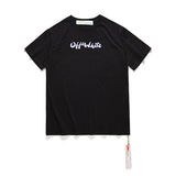 Off White T Shirt Off Cartoon Mickey Short Sleeve Tshirt Male And Female Couples Wear Owt