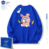 Nasa Children Hoodie Nasa Sweater Girls' Casual Loose Doraemon Pattern