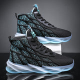 designer Sneaker Shoes Autumn Men's Shoes Breathable High Top Sneakers Fashion Outdoor Running Shoes