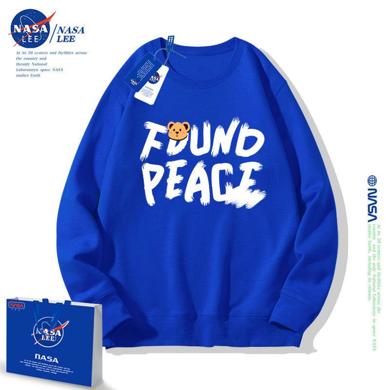 Nasa Children Hoodie Nasa Joint-Name Sweater Cartoon Pattern Spring And Autumn