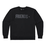 Vlone Sweatshirt Round Neck Terry Sweater Men'S And Women'S Loose Long Sleeve