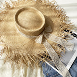 Straw Hat Summer Rough Brim Sun-Proof Temperament Beach Hat
