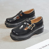 Mary Jane Shoes Vintage Women'S Shoes Jk Leather Shoes