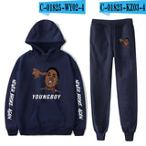 Never Broke Again Hoodie Hoodie Ankle Banded Pants Casual Suit