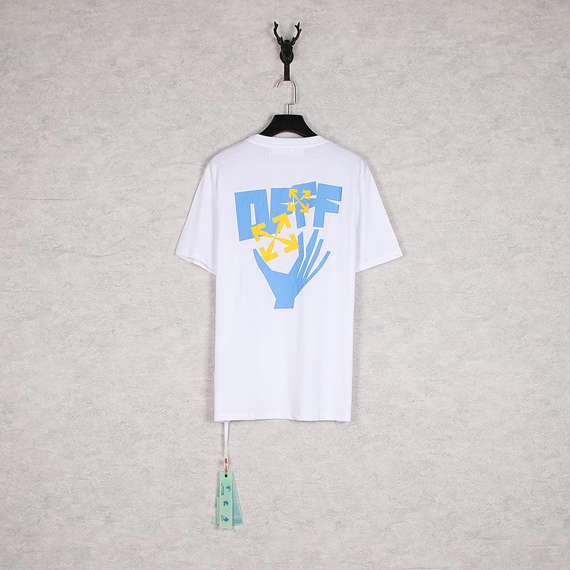 Off White T Shirt Ow Short Sleeve Tshirt Men'S Cotton Arrow Print Owt