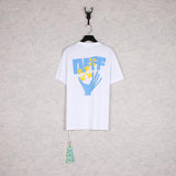 Off White T Shirt Ow Short Sleeve Tshirt Men'S Cotton Arrow Print Owt