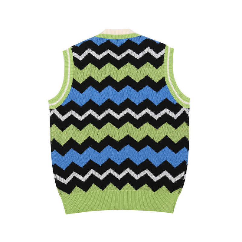 Men Sweater Sleeveless Sweater Vest Men's Vest Outer Wear