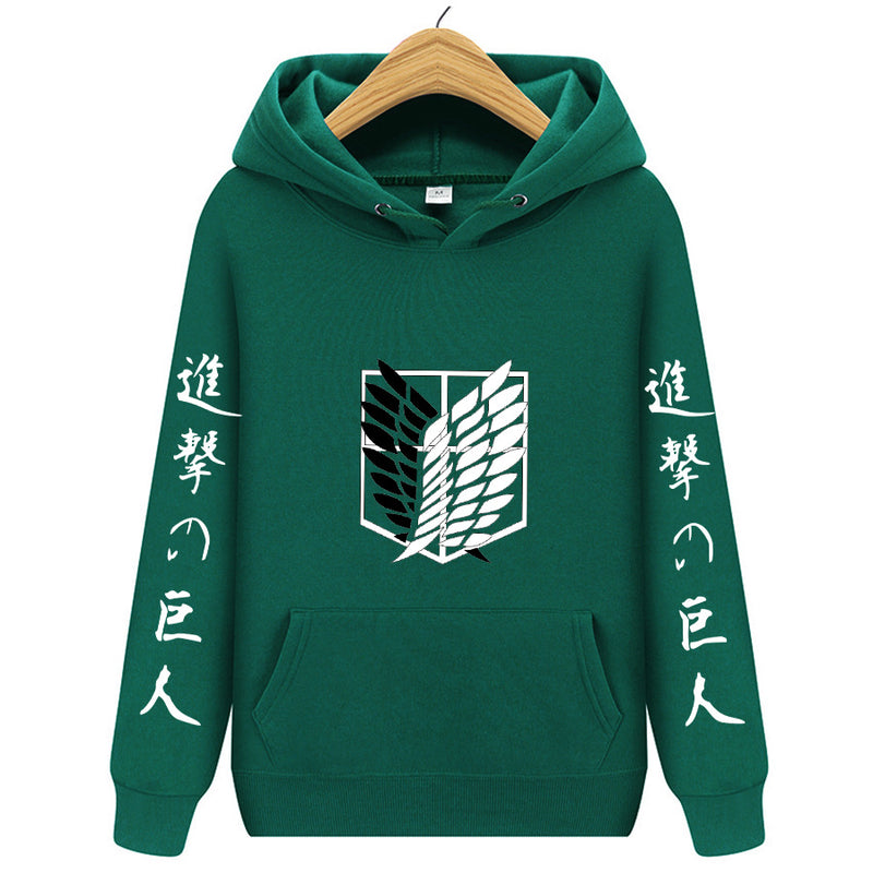 Adolesence Sweatshirt Attack Titan Hoodie Loose Fleece