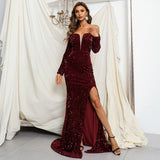 Skin Tight Long Dresses Sexy Evening Dress Women's Dress