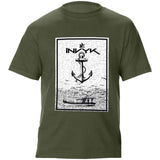 Man T Shirt Cotton round Neck Heat Transfer Patch Short Sleeve Shirt