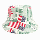 Bucket Hat Fishing Cap Cotton Print Fisherman Hat Spring/Summer Men and Women Street Sun Hat