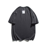 Men T Shitrs Basic Style Labeling Round Neck