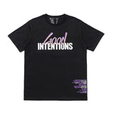 Vlone T Shirt Summer Short-Sleeved Men'S And Women'S T-Shirt Street Popular Flying Pigeon Printing Half Sleeve Shirt