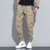 Cuffed Cargo Pants Summer Casual Men's Sports Trousers