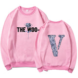 Vlone Sweatshirts Round Neck Sweater Printed Men'S And Women'S Loose