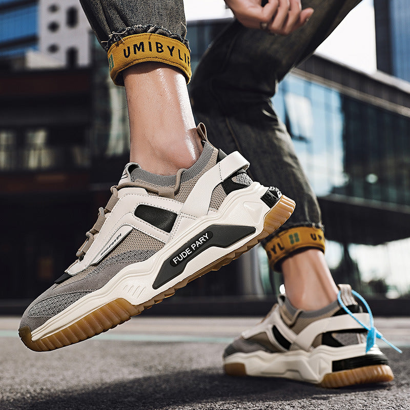 Men's Sneaks & Athletic Jogging Shoes Spring Breathable Sneakers Casual Mesh Outdoor Running Shoes