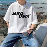 Men T-Shirts Loose Printed Half Sleeve