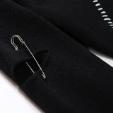 Men Sweater Men's Loose round Neck Sweater Trendy Pullover