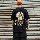 Men T-Shirts Loose Printed Half Sleeve