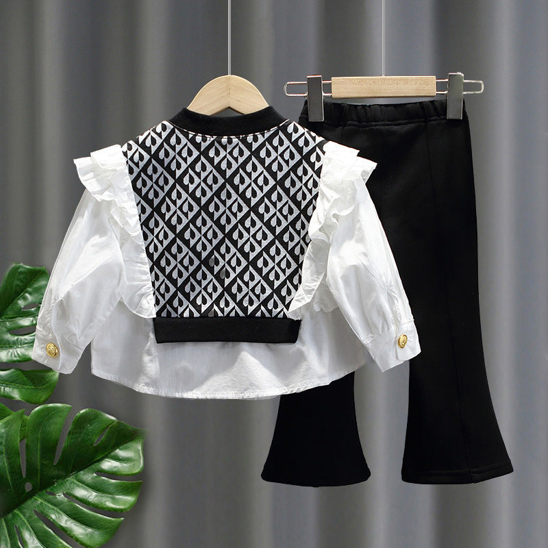 Toddler Boys Sweater Girls' Spring Suits