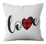 Valentine's Day Pillow Covers 4 Piece Random Styles Together, Holiday Home Gift Pillow Cushion Cover