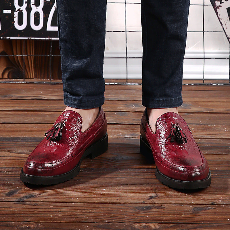 Men's Loafers Relaxedfit Slipon Loafer Men Shoes Men Business Casual Shoes Formal Wear Spring and Autumn Men's Shoes