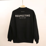 Men Sweatshirts Heavy Black with Extra Lining round Neck Sweater