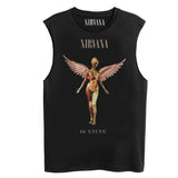 Nirvana T Shirt Rock Sleeveless T-Shirt Vest