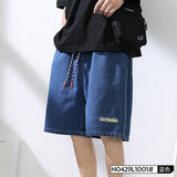 Men Denim Shorts Men's Jeans Shorts Casual Summer Thin Loose