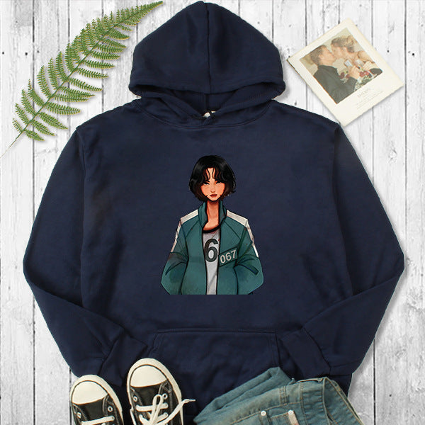 Squid Game Costume Printed Hoodie Jacket