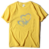 Valentine's Day T Shirt Short-Sleeved T-shirt Summer plus Size Top