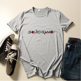 Squid Game Costume round Six Pattern Printed Short-Sleeved T-shirt