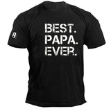 Man T Shirt Black Youth Loose Casual Collarless Ordinary Cotton Letters T-shirt
