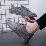 Flat Shoes Summer Breathable Board Shoes Men's Cavas Shoes