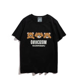 Moschino T Shirt Teddy Bear Pattern Quick-Drying Loose Short Sleeve