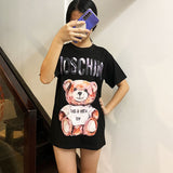 Moschino T Shirt Loose Round Neck T-Shirt