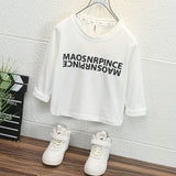 Toddler Boys Sweater Autumn Long Sleeve T-shirt Spring Leisure Loose