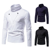 Men's Sweatshirt Men's Turtleneck T-shirt Slim Fit